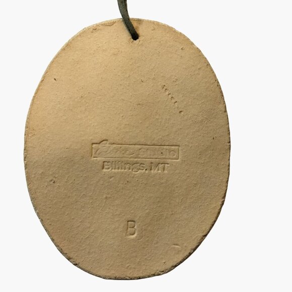 Elaine Studio Pansy Flower Clay Ornament Country Cottage Billings Montana USA - Picture 4 of 5